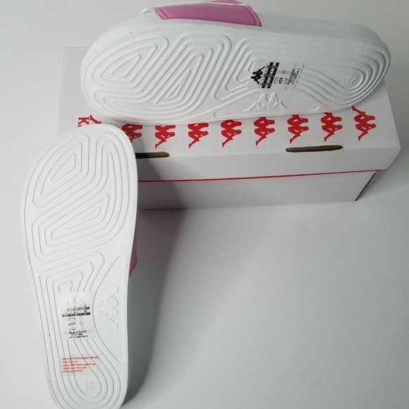 Kappa 222 Banda Adam 9 Slides Pink-White